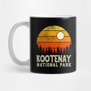 Kootenay national park retro vintage Mug